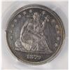 Image 2 : 1879 SEATED QUARTER PCGS PR61