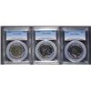 Image 1 : ( 3 ) 1961 FRANKLIN HALF DOLLARS, PCGS PR-66