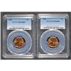 Image 1 : 1955 & 1956 LINCOLN CENTS PCGS MS66 RD