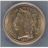 Image 2 : 1866 THREE CENT NICKEL ICG MS62 NICE