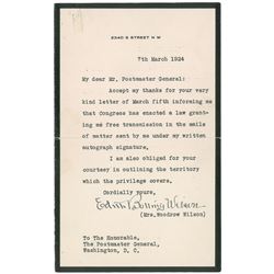 Edith Bolling Wilson