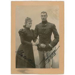 King Christian X and Queen Alexandrine