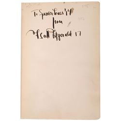 F. Scott Fitzgerald