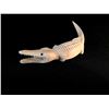 Image 8 : 3 CARVED IVORY CROCODILE, 5'' AND 2 X 8'' LONG