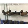 Image 2 : SET OF 8 HAND CARVED WOODEN COASTAL DECOYS