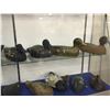Image 3 : SET OF 8 HAND CARVED WOODEN COASTAL DECOYS