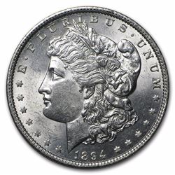 1894 Morgan Dollar BU MS-63. Mintage of only 110,000 coins!