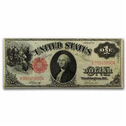 1917 $1.00 Legal Tender George Washington VF (Red Seal)