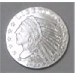 1929 SILVER INDIAN LIBERTY HEAD 1/10oz .999 FINE SILVER *MS HIGH GRADE*!!