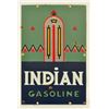 Image 1 : Indian Gasoline Porcelain Sign