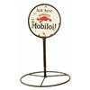 Image 1 : Mobil Oil Gargoyle Porcelain Lollipop Sign
