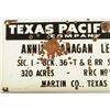 Image 2 : Texas Pacific Oil Lease Sign