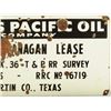 Image 3 : Texas Pacific Oil Lease Sign