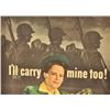 Image 2 : WWII "I'll Carry Mine" Poster