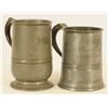 Image 1 : 2 Antique Pewter Tankards