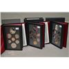 Image 1 : Three cased Canadian double dollar proof sets including 1986, 1992 and 1993