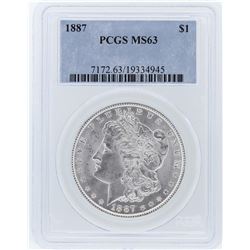 1887 PCGS MS63 Morgan Silver Dollar