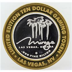 The Mirage Las Vegas $10 Casino Gaming Token .999 Fine Silver Limited Edition