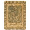 Image 1 : Rare 1776 $8 Continental Currency Note