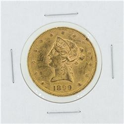 1899 $10 CU Liberty Head Gold Coin