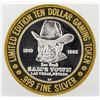 Image 1 : Sam's Town Las Vegas $10 Casino Gaming Token .999 Fine Silver Limited Edition