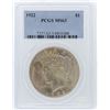 Image 1 : 1922 PCGS MS63 Peace Silver Dollar