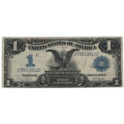 1899 $1 Black Eagle Silver Certificate US Currency Bank Note