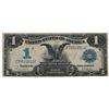 Image 1 : 1899 $1 Black Eagle Silver Certificate US Currency Bank Note