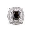 Image 2 : 18KT White Gold GIA 6.64ctw Fancy Brown Diamond Ring