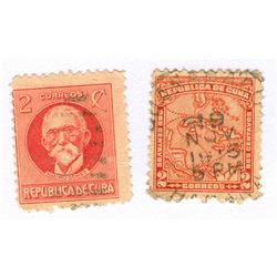 Cuba Postage Stamps Lot of 2