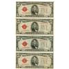 Image 1 : 1928C $5 Red Seal Note Lot of 4