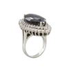Image 3 : 14KT White Gold 14.68ctw Fancy Black Diamond Ring