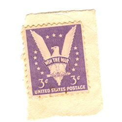 United States WWII Win the War Postage Stamp