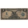 Image 1 : 1899 $1 Black Eagle Silver Certificate US Currency Bank Note