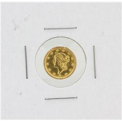 1854 $1 T-1 Liberty Head Gold Coin