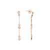 Image 2 : 14KT Rose Gold 0.63ctw Diamond Earrings