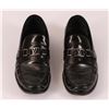 Image 2 : Authentic Louis Vuitton Mens Black Leather Dress Shoes