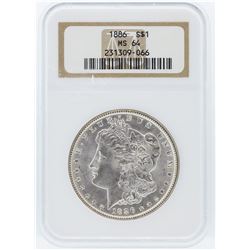1886 NGC MS64 Morgan Silver Dollar