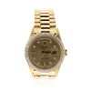 Image 1 : Men's 18KT Yellow Gold Rolex DayDate Watch Diamond Bezel
