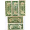 Image 2 : 1928 $5 Red Seal Note Lot of 5