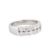 Image 1 : 14KT White Gold 0.88ctw Diamond Ring