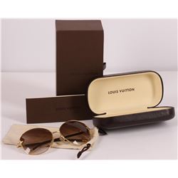 Authentic Louis Vuitton Gold Sunglasses