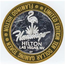 Flamingo Laughlin $10 Casino Gaming Token .999 Fine Silver Limited Edition
