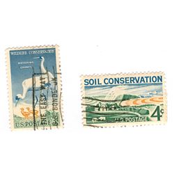United States Conservation Postage Stamps Lot of 2