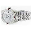 Image 9 : Mens Rolex Stainless Steel Meteorite Diamond and Ruby Datejust Wristwatch