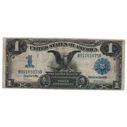 1899 $1 Black Eagle Silver Certificate US Currency Bank Note