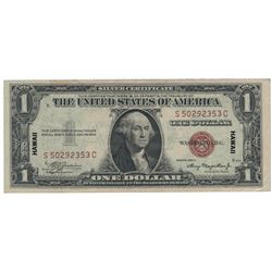 1935A $1 Hawaii Silver Certificate