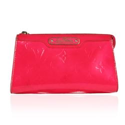 Authentic Louis Vuitton Vernis Cosmetic Case Bag Pink Rose Pop