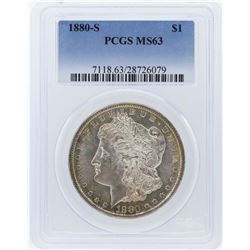 1880-S  PCGS MS63 Morgan Silver Dollar