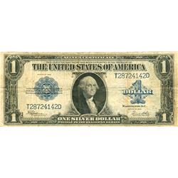1923 $1 Large Silver Certificate Speelman / White Note